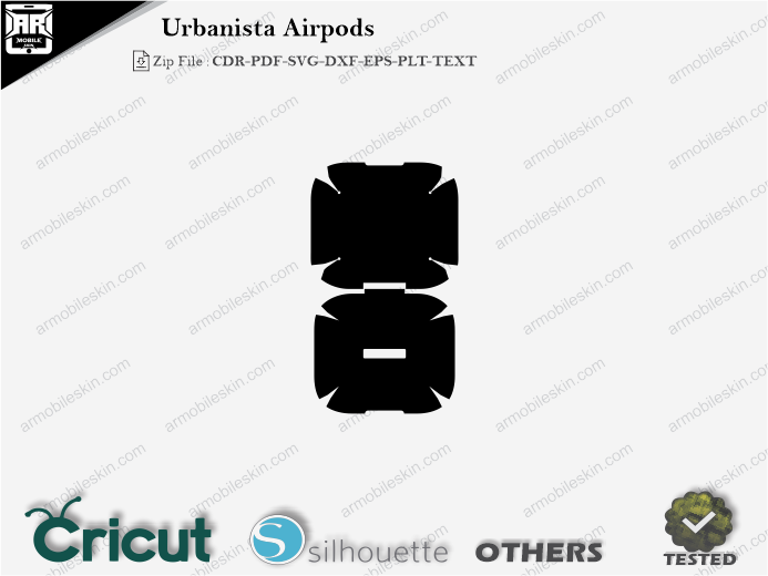 Urbanista Airpods Skin Template Vector