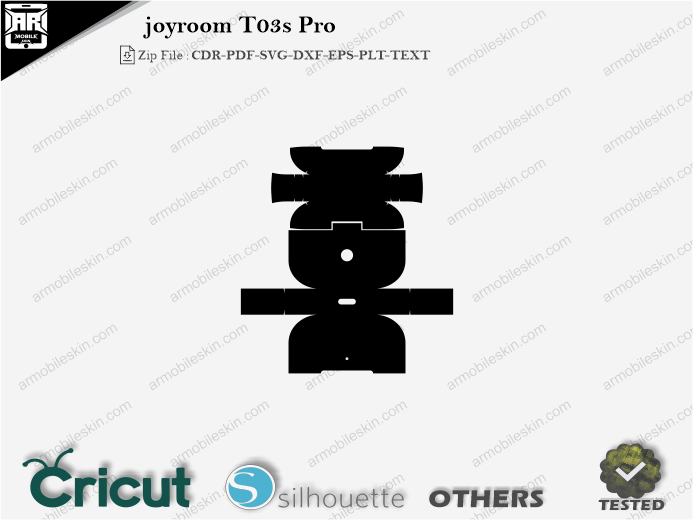 joyroom T03s Pro Skin Template Vector