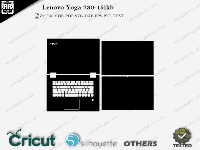 Lenovo Yoga 730-15ikb Skin Template Vector