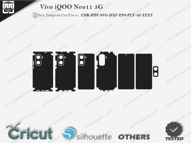 Vivo iQOO Neo11 5G Skin Template Vector Cut File