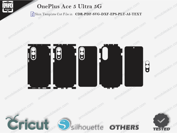 OnePlus Ace 5 Ultra 5G Skin Template Vector Cut File