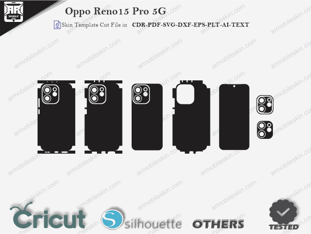 Oppo Reno15 Pro 5G Skin Template Vector Cut File