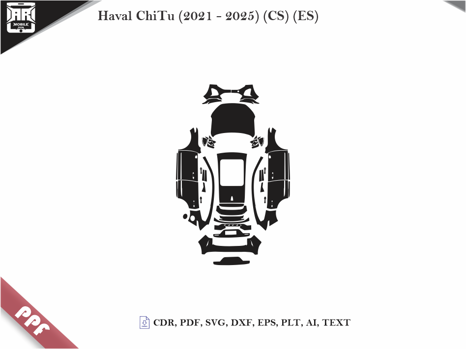 Haval ChiTu (2021 - 2025) (CS) (ES) Car Body PPF Cutting Template