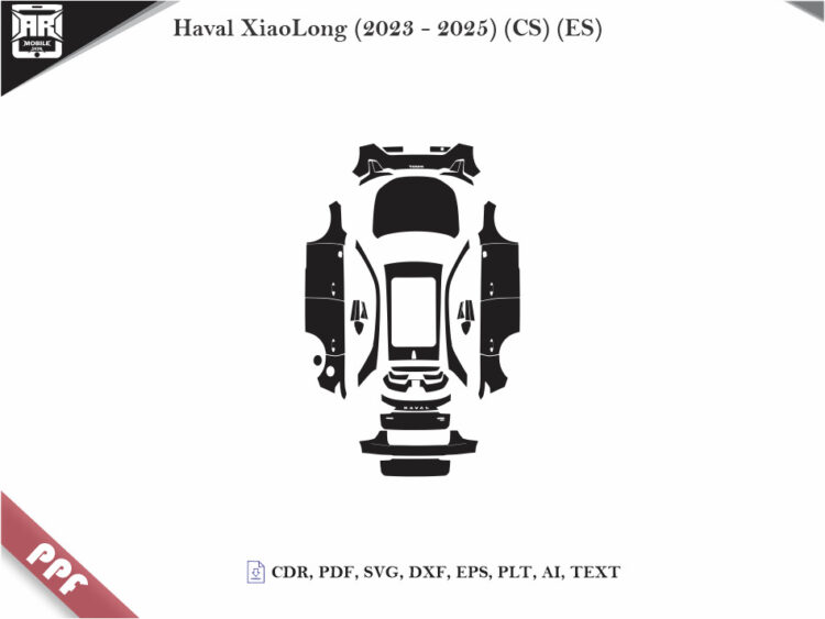Haval XiaoLong (2023 – 2025) (CS) (ES) Full Car Body PPF Cutting Template
