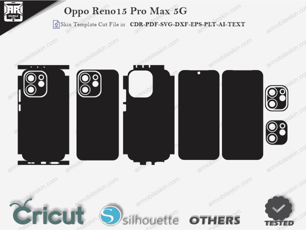Oppo Reno15 Pro Max 5G Skin Template Vector Cut File