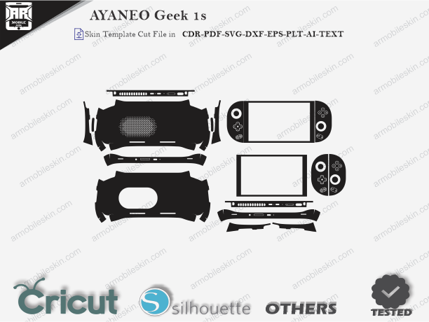 AYANEO Geek 1s Skin Template Vector