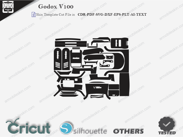 Godox V100 Skin Template Vector Cut File
