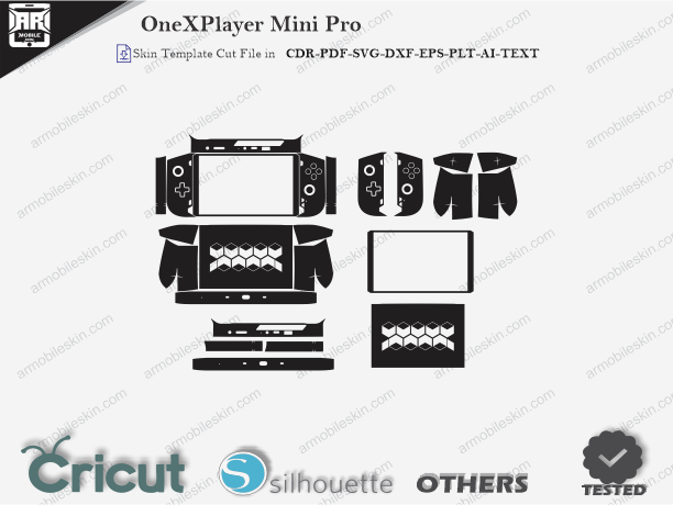 OneXPlayer Mini Pro Skin Template Vector
