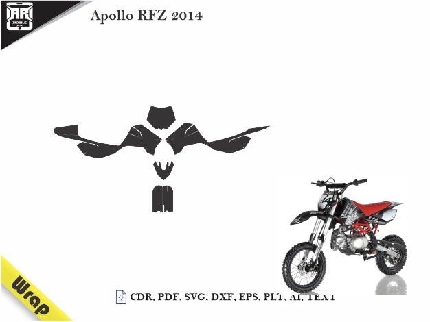 Apollo RFZ 2014 Vinyl Wrap Template