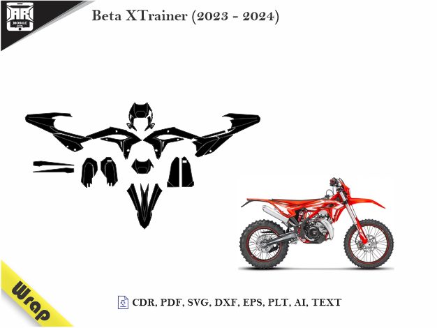 Beta XTrainer (2023 – 2024) Vinyl Wrap Template