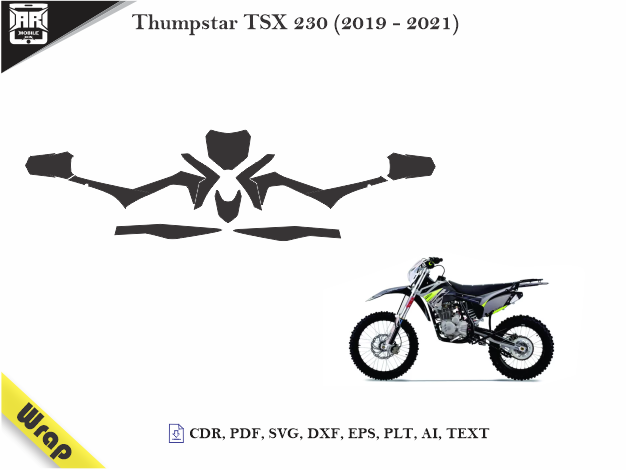 Thumpstar TSX 230 (2019 – 2021) Vinyl Wrap Template