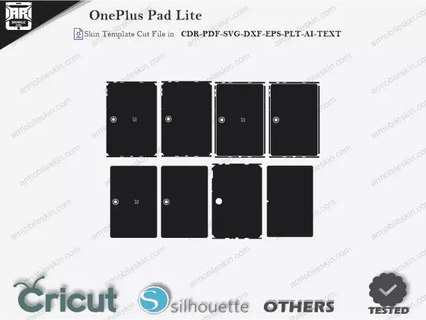 OnePlus Pad Lite Wrap Skin Template Vector