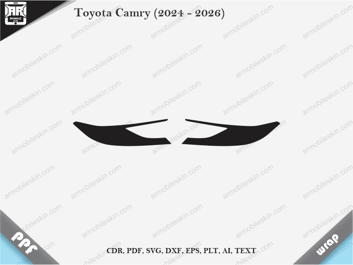 Toyota Camry (2024 - 2026) Car Headlight PPF Template