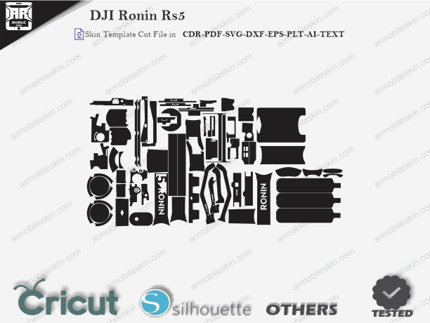 DJI Ronin RS5 Skin Template Vector