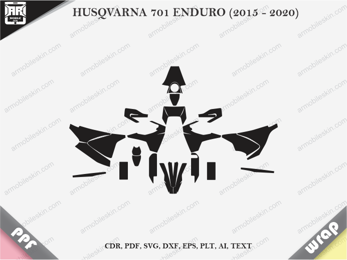 HUSQVARNA 701 ENDURO (2015 – 2020) Wrap Skin Template Vector