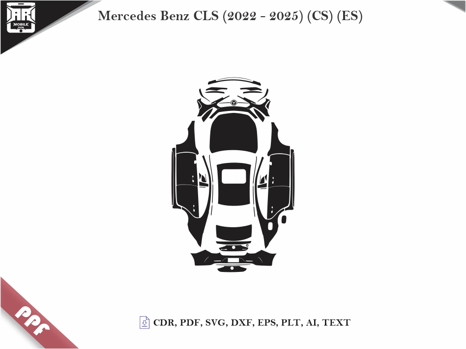 Mercedes Benz CLS (2022 - 2025) (CS) (ES) Car Body PPF Cutting Template