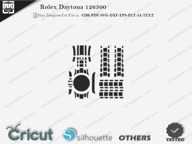 Rolex Daytona 126500 PPF Cut Template