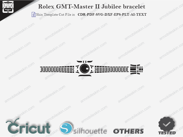 Rolex GMT-Master II Jubilee bracelet PPF Cut Template