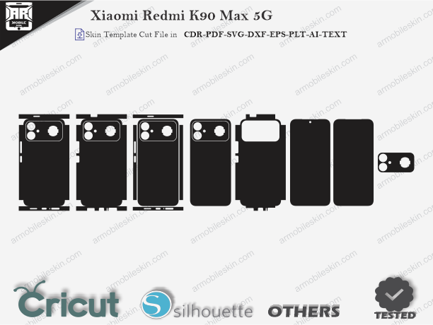 Xiaomi Redmi K90 Max 5G Skin Template Vector