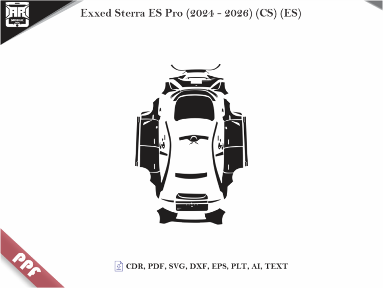 Exxed Sterra ES Pro (2024 – 2026) (CS) (ES) Full Car Body PPF Cutting Template