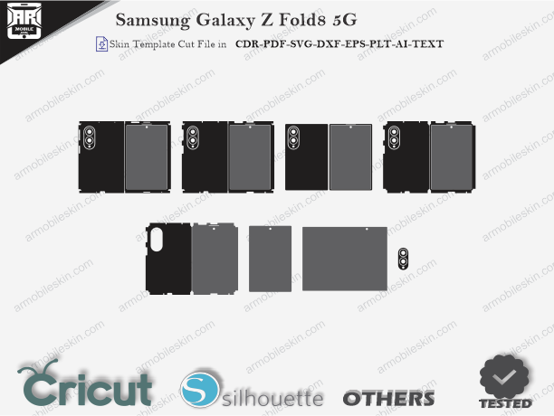 Samsung Galaxy Z Fold8 5G Skin Template Vector Cut File