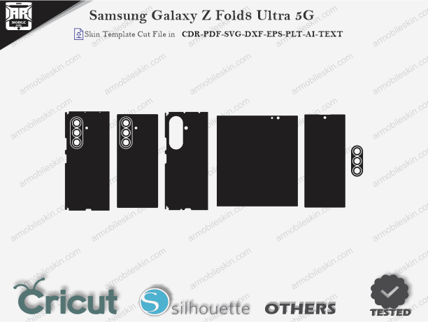 Samsung Galaxy Z Fold8 Ultra 5G Skin Template Vector Cut File