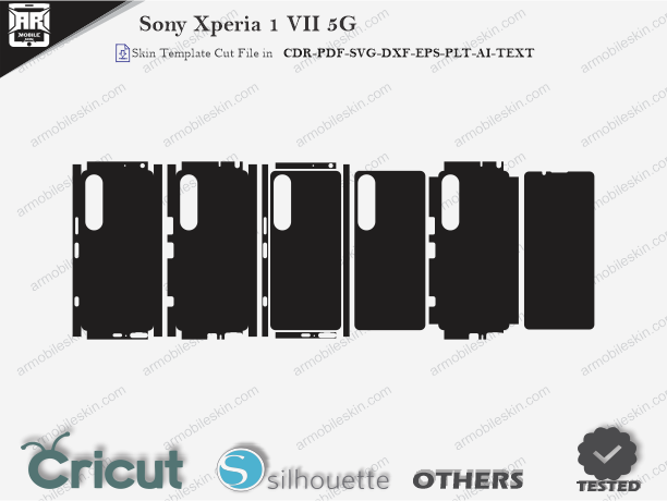 Sony Xperia 1 VII 5G Skin Template Vector Cut File