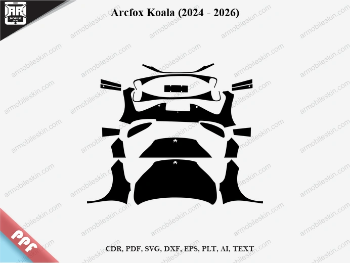 Arcfox Koala (2024 – 2026) Car PPF Template