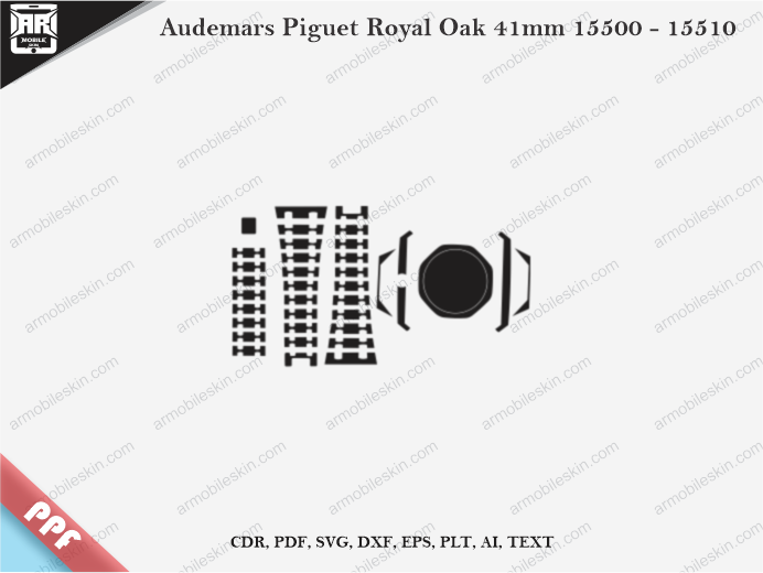 Audemars Piguet Royal Oak 41mm 15500 - 15510 PPF Cut File Template
