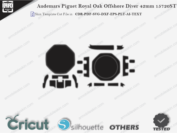 Audemars Piguet Royal Oak Offshore Diver 42mm 15720ST PPF Cut Template