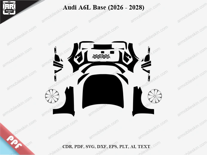 Audi A6L Base (2026 – 2028) Car PPF Template