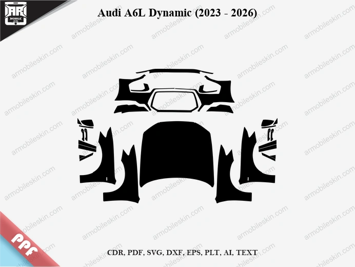 Audi A6L Dynamic (2023 – 2026) Car PPF Template