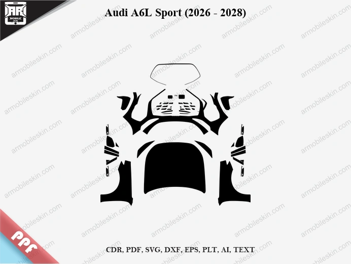 Audi A6L Sport (2026 – 2028) Car PPF Template