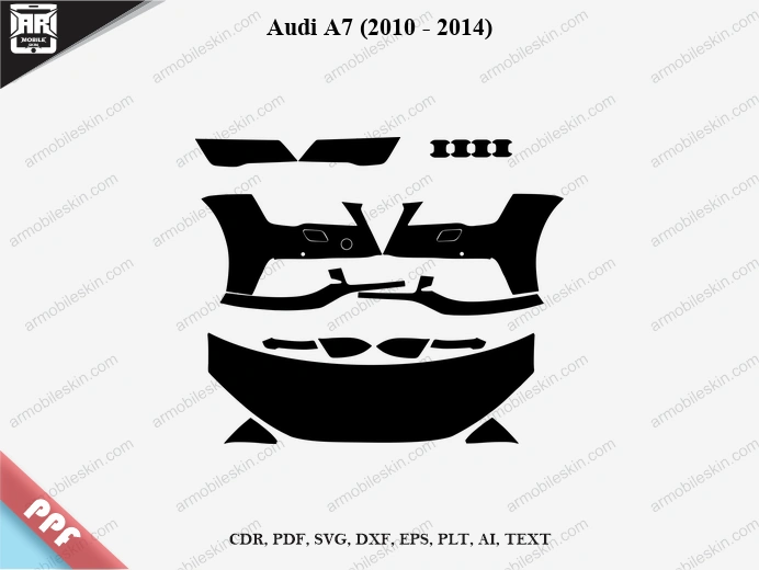 Audi A7 (2010 – 2014) Car PPF Template