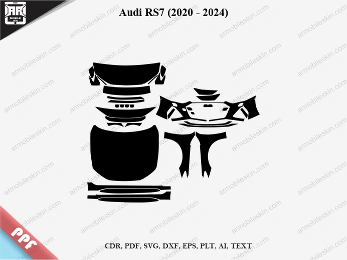 Audi RS7 (2020 – 2024) Car PPF Template