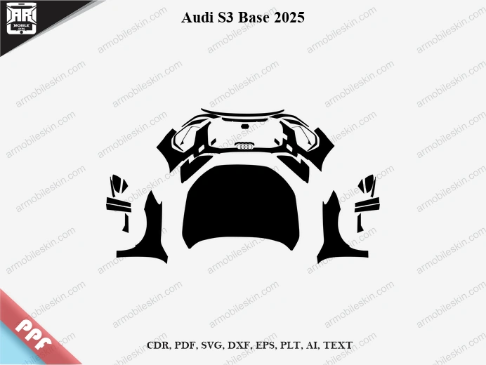Audi S3 Base 2025 Car PPF Template