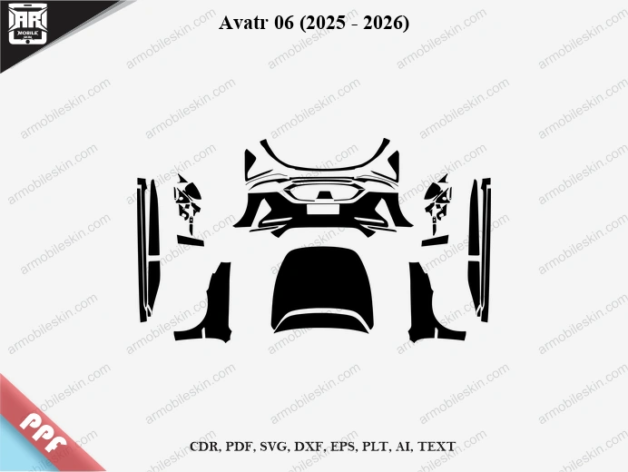 Avatr 06 (2025 – 2026) Car PPF Template