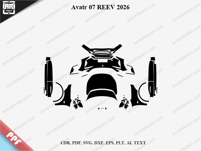 Avatr 07 REEV 2026 Car PPF Template