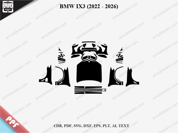 BMW IX3 (2022 – 2026) Car PPF Template