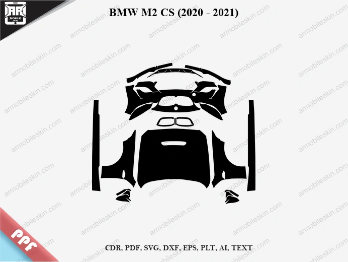 BMW M2 CS (2020 – 2021) Car PPF Template