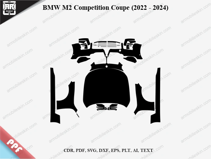 BMW M2 Competition Coupe (2022 – 2024) Car PPF Template