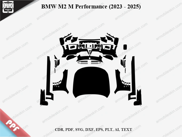 BMW M2 M Performance (2023 – 2025) Car PPF Template