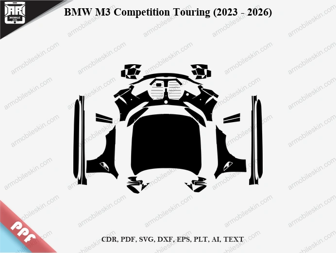 BMW M3 Competition Touring (2023 – 2026) Car PPF Template