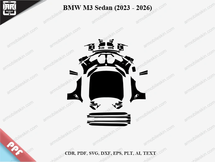 BMW M3 Sedan (2023 – 2026) Car PPF Template
