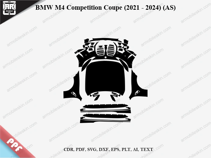 BMW M4 Competition Coupe (2021 – 2024) (AS) Car PPF Template
