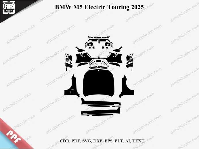 BMW M5 Electric Touring 2025 Car PPF Template