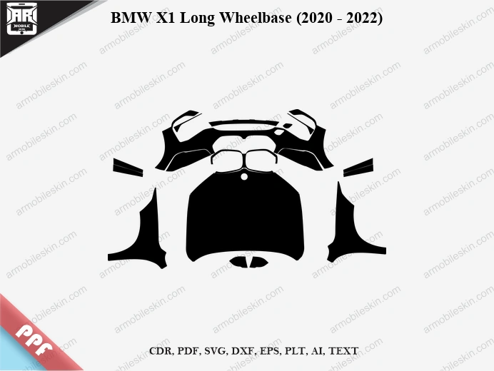 BMW X1 Long Wheelbase (2020 – 2022) Car PPF Template