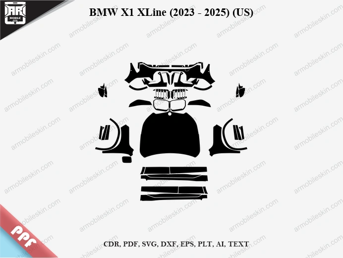 BMW X1 XLine (2023 – 2025) (US) Car PPF Template