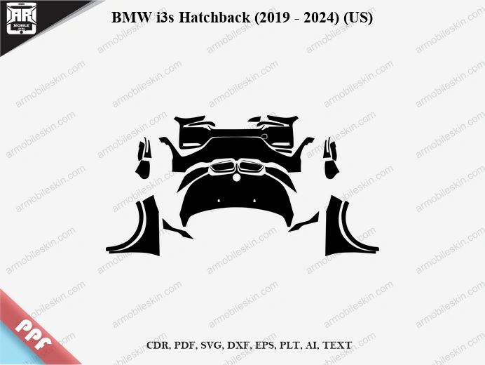 BMW i3s Hatchback (2019 – 2024) (US) Car PPF Template