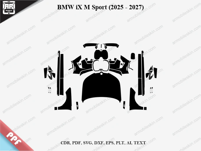 BMW iX M Sport (2025 – 2027) Car PPF Template
